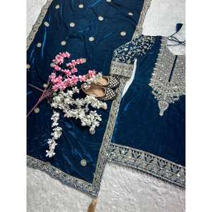 Conjunto de Traje Bordado para Fiesta de Mujer con Codificación Secuencial - Product Image 4