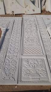 Panneaux muraux décoratifs en marbre sculpté HAYAT INDUSTRIES - Panneaux muraux extérieurs modernes hautement polis, découpés par CNC - Product Image 2