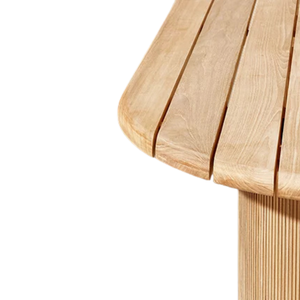 Luxury The Plaza Teak Oval <b>Outdoor</b> Coffee <b>Table</b> Contemporary Resort Villa Hotel Patio Furniture Collection - Product Image 4