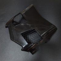 Plaque d'immatriculation ventilée pour vélo électrique, pare-brise avant, plaque d'immatriculation noire pour moto tout-terrain, plaque d'immatriculation avant pour Surron Light Bee