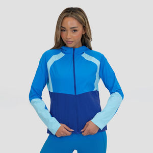 High Quality Women Nylon Hooded Windbreaker <b>Jacket</b> Windproof Waterproof Breathable Casual <b>Zip</b> <b>Up</b> Windbreaker <b>Jacket</b> - Product Image 1