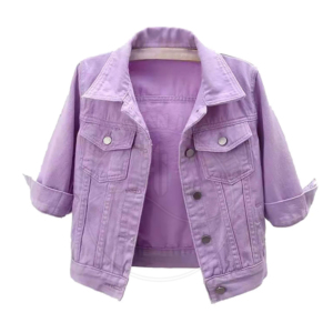 Abrigos de mezclilla para mujer, estilo moderno, con perlas, sueltos, blancos, de alta calidad, para mujer, elegantes, al por mayor - Product Image 1