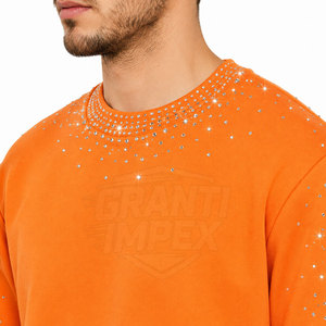 100% Cotton Made Rhinestone <b>Sweat</b> <b>Suit</b> Pakistan Manufacture High Quality Best Selling Rhinestone <b>Sweat</b> <b>Suit</b> - Product Image 5