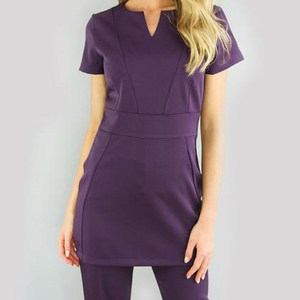 Uniforme de Trabajo de Diseño Moderno para Esteticistas, Masajistas, Terapeutas de Spa, Salones de Belleza y Salones de Uñas - Product Image 2
