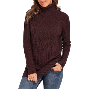 Cardigan décontracté à manches longues pour femme, fabriqué par un fabricant OEM, tendance, tailles personnalisées, laine/acrylique pour l'hiver - Product Image 5