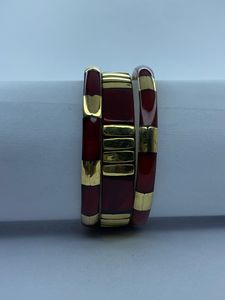 Premium Handmade <b>Resin</b> and Brass Bangles for Women – Elegant Designer Fashion Jewelry Bracelet Set for Daily Wear, Parties, Wedd - Product Image 6