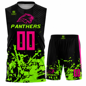 Ensemble Maillot et Short de Football Américain 7v7 Personnalisé à Sublimation Intégrale, Sans Manches, Séchage Rapide, Tenue d'Équipe de Flag Football - Product Image 1