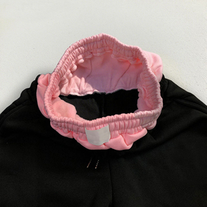 Custom Logo Heavyweight 460 Gsm Cotton <b>Jogger</b> Baggy <b>Stacked</b> Flare Sweatpants Double Waist Pants Boxer Sweats Mens - Product Image 2