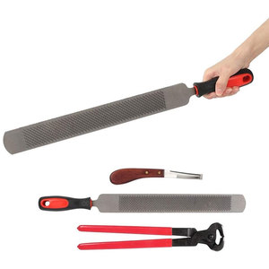 3pcs Professional Metal Horse Hoof Trimming Shears Heavy Duty Equine Farrier Hoof Nipper <b>Cutter</b> Ergonomic Handle Knife - Product Image 3