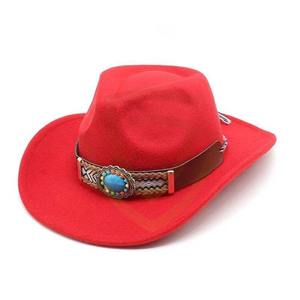 Chapeaux de cowboy en cuir en gros, style vintage personnalisé, chapeau de brousse en cuir marron Crazy Horse pour hommes, fournisseur en gros - Product Image 5