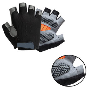 Gants de cyclisme d'hiver demi-doigts, protection UV, imperméables, compatibles écran tactile, pour extérieur et salle de sport, respirants, antidérapants, légers - Product Image 3