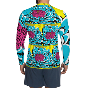 Servicios OEM ODM, Camiseta de Manga Larga Transpirable de Spandex y Poliéster, Ajustada, para Hombre, Protección UV, Talla Adulto, en Venta - Product Image 3