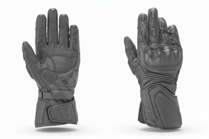 Whole Sale Top Quality Riding Gloves <b>Full</b> Finger Protective Leather Racing Gloves Breathable Anti <b>Slip</b> Touch Screen Biker Gloves - Product Image 3