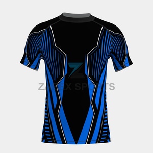 Rashguard de Compression Professionnel pour Homme – Extensible en Spandex/Polyester Léger avec Option Logo Frontal - Product Image 1