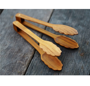 Pinzas para Cubitos de Hielo de Madera Ecológicas, Pinzas para Alimentos de Madera de la Mejor Calidad - Utensilios de Cocina Ecológicos - Product Image 6