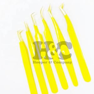 แหนบต่อขนตาสแตนเลสแหนบปลายแหลมและกรรไกรโลโก้อย่างยั่งยืน - Product Image 2