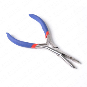 Juego de 2 Pinzas de Acero Inoxidable para Extensiones de Cabello, Herramienta Multifunción para Abrir Cuentas con Empuñadura de Goma para Uso en Salón - Product Image 3