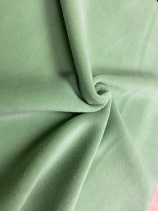Tela de Spandex Verde Menta, 100% Poliéster, Peso Medio, Tejido de Punto Liso, Color Sólido - Product Image 3