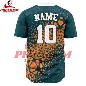 Nouvelle arrivée, maillot de baseball personnalisé avec le nom de l'équipe, personnalisable, unisexe adulte, respirant, séchage rapide, léger, grande taille - Product Image 2