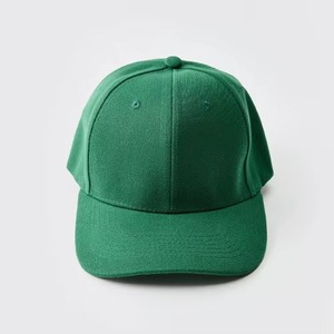 Hot Selling Custom 6-Panel Cotton <b>Baseball</b> <b>Cap</b> Solid Green Casual Adjustable Hat Adult Four Seasons Streetwear Snapback <b>Cap</b> OEM - Product Image 5