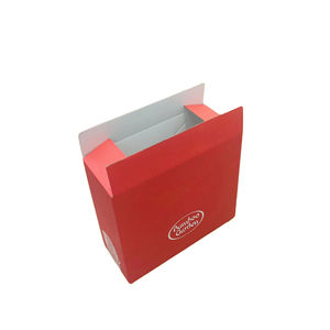 Caja de Cartón Ranurada de Cartón de Marfil de Alta Calidad con Logotipo Personalizado de Lujo para Envasado de Alimentos (Chicle, Papas Fritas, Sushi) Ecológica - Product Image 1