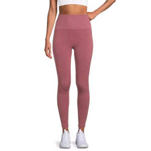 Custom Elastic Waist Flexible Stretch Women <b>Seamless</b> <b>Leggings</b> Smooth Breathable Fit Gym Running <b>Legging</b> - Product Image 1