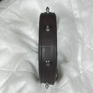 New Luxury Designer Genuine Leather <b>Dog</b> <b>Collar</b> Hair On Cowhide Leather Adjustable Buckle Handmade Stylish Pet <b>Collar</b> for <b>Dogs</b> - Product Image 4