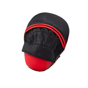 Mitaines de boxe personnalisées en cuir PU, coussinets de frappe incurvés, gants d'entraînement MMA Muay Thai Karaté, équipement OEM en gros - Product Image 2