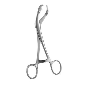 Pince chirurgicale à maintien osseux, courbée latéralement, 175 mm (6 7/5 pouces), fixation à vis et cliquet, largeur de mâchoire 5 mm, instrument orthopédique - Product Image 5