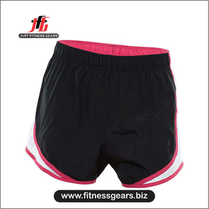 JUST FITNESS GEARS Shorts de course et de gym pour femmes, personnalisés, à séchage rapide, respirants, légers, en polyester, coupe ample, fabricant OEM - Product Image 1
