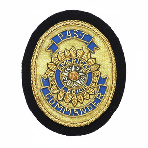 Écussons de sécurité personnalisés en fil métallique, brodés, avec attaches magnétiques pour uniformes - Product Image 1