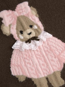 Varsity College Style Knit Sweater Extra Warm Winter Pullover <b>Top</b> High Density Soft Yarn Ladies Winter Knitwear 2026 breathable - Product Image 4