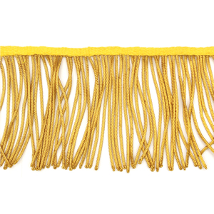 Flecos de alambre metálico dorado con borlas de rayón para decoración de prendas y cortinas - Proveedor confiable fabricante para iglesias - Product Image 5