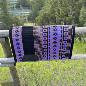 Manta de Silla de Montar Occidental Premium, Manta de Lana Hecha a Mano para Exhibiciones Ecuestres y Montar en Rancho - Product Image 2