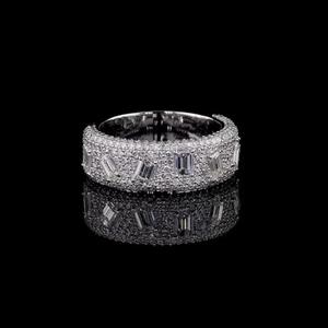 Bague en argent sterling 925 Prestige avec moissanite, style classique traditionnel pour mariage et fiançailles, bijoux fins de qualité supérieure - Product Image 4
