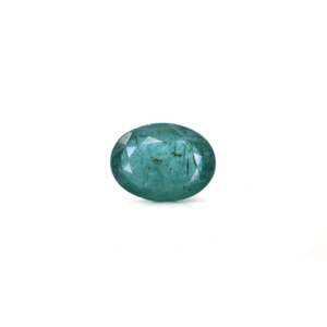 Certified Natural Zambian Emerald 4.1 Carat Oval Cut Loose Gemstone for Fine Jewelry - Product Image 1
