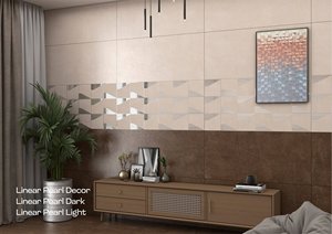 Azulejo de Porcelana Mate de 600x1200mm con Diseño Geométrico Marrón para Decoración de Paredes y Pisos Interiores - Product Image 6