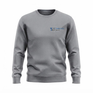 Sweat-shirt d'hiver blanc à col rond pour homme Trade Excel Impex, coupe classique, en coton tricoté, décontracté, écologique et respirant - Product Image 6