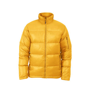 Custom Breathable Winter Puffer <b>Jacket</b> Outdoor Hooded <b>Canvas</b> Casual <b>Jacket</b> with New Design for Men - Product Image 1