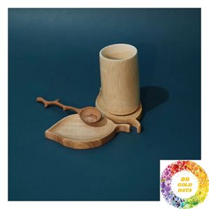 Cuillère en bois rustique pour cadeau de mariage, idéale pour les invités, les demoiselles d'honneur et la décoration de table de réception. - Product Image 2