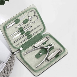 Wholesale Stainless Steel Manicure Kit Set with <b>Nail</b> Clippers Cuticle <b>Scissors</b> & <b>Nail</b> File-Durable Classic Design - Product Image 5