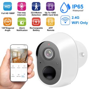 1080P FHD WiFi <b>IP</b> <b>Camera</b> Two-Way Audio Waterproof IP65 Security Surveillance Network Camcorder - Product Image 1