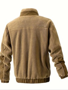 Chaqueta de lana para hombre, chaqueta informal con cuello alto para otoño e invierno, nueva chaqueta cómoda tipo cárdigan, ropa de exterior para hombre - Product Image 4