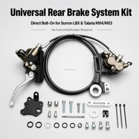 Kit de mise à niveau CNC du système de freinage arrière hydraulique pour Surron Ultra Bee Light Bee LBX Talaria X3 E Ride Pro SS 2.0 E-Moto