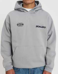 <b>Custom</b> Screen Print Design Cotton Fleece Sun Fade Men's Graphic Hoodies Streetwear Pullover Sweatshirt Manufacturer Supplier OEM - Product Image 5
