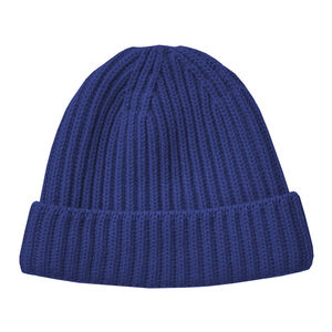 Bonnet d'hiver bleu foncé en tricot doux et chaud, style décontracté streetwear, pour hommes et femmes, vente en gros et au détail, mode hiver - Product Image 3