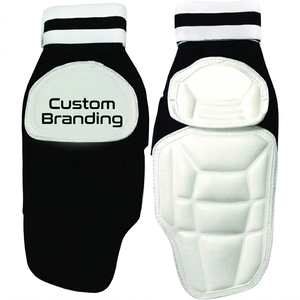Protège-tibias de Taekwondo K2 noir et blanc, approuvé par la WT, équipement de protection pour arts martiaux - Product Image 1