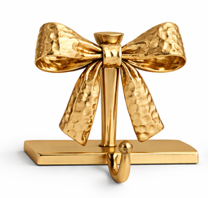 Hot Sale Wood Base Aluminium <b>Top</b> Christmas Stocking Holder For Hanging Decorative Use Xmas Stocking Holder With <b>Silver</b> Tree <b>Top</b> - Product Image 1