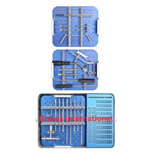 BISONS Stainless Steel Cannulated <b>Screw</b> Instrument <b>Set</b> 2.7 3.5 4.0 mm Orthopedic Surgical Kit for Fracture Fixation System - Product Image 1
