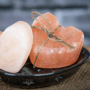 Experience the Healing Power of Himalayan Heart Soap Shape <b>Bath</b> Salt Stone Massage Salt Stone in <b>Light</b> Pink Full Body Relaxation - Product Image 6